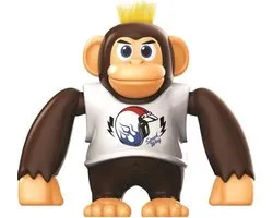 YCOO - Chimpy the Monkey - 15 CM - Wit