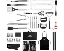 Master Knives 42 pièces - Accessoires BBQ – Outils BBQ – Set BBQ – Acier inoxydable