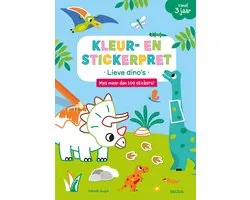 Deltas Kleur- en stickerpret Lieve dino's vanaf 3 jaar