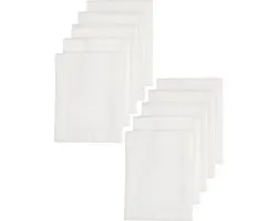 Meyco Baby Uni hydrofiele doeken - 10-pack - white - 70x70cm
