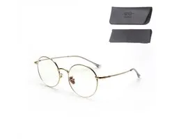 LC Computer LC Eyewear Glasses - Lunettes Blauw Light - Blue Light Glasses - Métal - Unisexe - Or