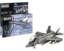 Revell Modelbouwpakket Militaire voertuigen - 63799 Lockheed Martin F-35A Lightning II® - Straaljager - Model Set Plastic - 1:72 - Modelbouw