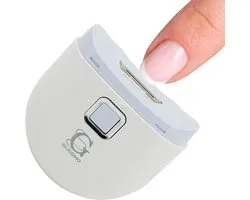 Glissimo - Professionele Elektrische Nagelknipper - Automatische Manicure Trimmer voor Volwassenen en Baby's - Vinger en Teen Schaar - Pedicure Knipper voor Dikke Nagels - Baby nagels - Kleur: Wit