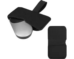 kwmobile draadloze muis beschermhoes geschikt voor Apple Magic Mouse 1 / Magic Mouse 2 / Logitech Pebble - Computermuis cover van vilt in zwart