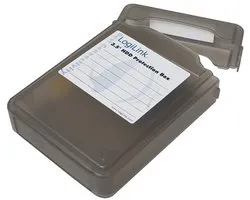 Afsluitbare bescherm box voor 3,5'' HDD / zwart