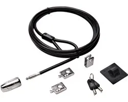 Kensington MicroSaver® 2.0 Vergrendelkit voor Desktopcomputers en Randapparatuur - Zwart