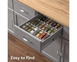 spice rack, corner shelf for bathroom kitchen \ kruidenlade,organizer voor kruidenflesjes