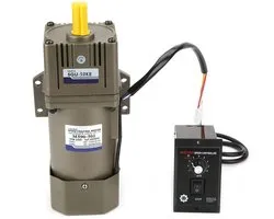 Dailygoods- Reductiemotor 90W - Traploos Instelbare Snelheid - Eenfasige Asynchrone Motor - Maximaal Koppel 20,0 - Model M590-502 - Metaal 5250g
