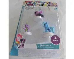 My little pony 3 pack stampers assorti