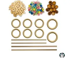 Hobby Pakket | Starter Set | Ringen | Kralen | Stokken | Macramé | Decoratie | DIY | Doe Het Zelf | Hobbymaterialen | Wandkleed | Dromenvanger | Plantenhanger | Tassen | TheOldOmen |