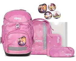 ergobag sac d'école Pack-Set 6 pièces WolkenzauBär rose
