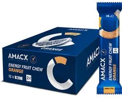 Amacx Turbo Fruit - Energy Gummie Chews - 12 pack - Orange
