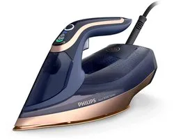 Philips Stoomstrijkijzer Kleding DST8050/20 Azur - Zelfreinigend - Verticaal Strijken Mogelijk - Lang Snoer - Druppelstop - Donkerblauw