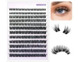 DIY Lash Collection - 180 Clusters - 8-16mm - Wimpers - Bold Volume - Cluster - Stukjes wimper - Press-on Lashes - Zelfklevende wimperclusters - Voorgelijmde Wimperextensions - Geen Wimperlijm Nodig - Makkelijk te Verwijderen