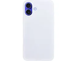 BMAX Siliconen hard case hoesje voor iPhone 16 Plus - Hardcover - Apple - Back cover - Backcover - Beschermhoesje - Telefoonhoesje - Hard case - Telefoonbescherming - Wit