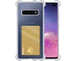 Coque Samsung S10 Plus avec porte-cartes - Coque Samsung Galaxy S10 Plus transparente antichoc - Coque Samsung S10 Plus avec porte-cartes
