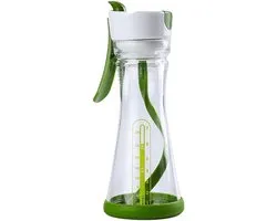 Salad Dressing Shaker - 310 ml - Bewaar uw dressing - Salad Dressing Blender - Salad Dressing Shaker om te emulgeren - gemakkelijk schenken van salades - Voor Sap Opslag Ketchup