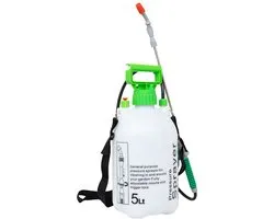 GARDENGEAR – Drukspuit 5 Liter – Druksproeier – Spuitlans met Verstelbare Sproeispuit – Tuinsproeier voor Besproeien & Reinigen – Lichtgewicht Drukspuit