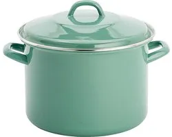 Marmite / Ragoût Lite-Body Magnus avec couvercle - 24cm / 8l - Émail - Vert olive