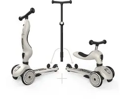 Scoot and Ride Highwaykick 1 - step - Miffy - Nijntje -wit - met duwstand
