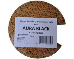 Edialux Aura Black Glupac Lijmborden (6 stuks)