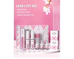 Iconsign - Kit de rehaussement de cils - Relèvement de cils le plus rapide - Permanente et temps de fixation de 5 à 8 minutes - Kit de 28 pièces - Set - Sérums pour cils avec gel pour sourcils
