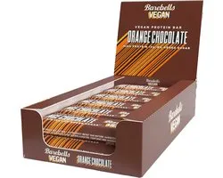 Barebells Vegan Protein Bars - 12 x 55 gram - Orange Chocolate