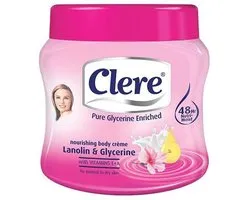 Clere Nourishing Lanolin & Glycerine With Vitamins E & A Body Cream 500 ml
