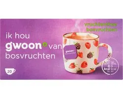 G'woon Fruit tea fruits des bois 12 sachets x 40 grammes