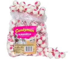 Candyman Salmiakknotsen - 150 stuks
