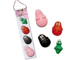 Plastoy: Set van 4 Mini Magneten Barbapapa