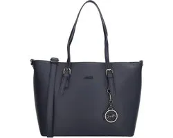 Charm London Birmingham Hand & Schoudertas Shopper 14 inch Laptopvak Ideale School Werk Business Tas - Tote Bag - Dames Tas - Blauw