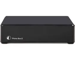 Pro-Ject Phono Box E Voorversterker MM - Compact Design - Nauwkeurige Geluidsweergave - Eenvoudige Plug & Play - Zwart