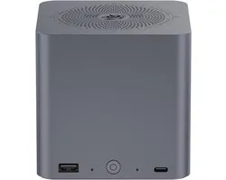 Mini PC NAS - Desktop Server - Opslag Netwerk - 6 M.2 SSD Slots - 24TB Capaciteit - Zwart