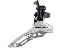 Voorderailleur Shimano Tourney FD-TY300 3x6/7 speed - down swing - top pull - hoge klem ø31,8 mm - 42T - (66-69°)