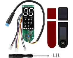 SnelShoppen - Elektrische Step Dashboard voor E-scooter, Geschikt voor Xiaomi 1S/PRO/PRO 2, Duidelijke Gegevensweergave, Bluetooth-printplaat, Vervang