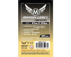 100 Mayday Games Card Sleeves 61 x 103mm (MDG7127)
