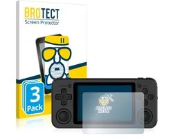 BROTECT - Screenprotector voor Anbernic RG351P - Folie Beschermfolie Beschermglas matte 3 Stuks