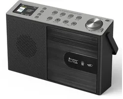 soundmaster EliteLine Radio DAB+, FM Bluetooth, DAB+, AUX, FM, CD Wekfunctie Zwart