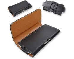 Riem Holster Hoes – Horizontale PU Leren Heuptas met Magnetische Sluiting – Telefoonhouder – Riemclip & Veiligheidslus – Geschikt voor: Realme GT 7 / 7T / 7 Pro