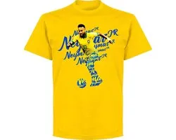 T-Shirt Neymar Brazil Script - Jaune - Enfants - 104