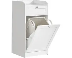 MIRA Home - Meuble de salle de bain - Placard - Bois - Wit - 40x40x80,2