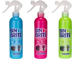Bin Brite vuilnisbak verfrisser spray (3 stuks à 400 ml)