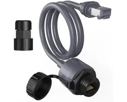 Ethernet-adapter - Geschikt Voor Starlink Gen 3 & Mini - met 0.5m Waterdichte Kabelverlenging - RJ45-koppeling Geschikt Voor Star Link Standard V3 & Mini Dishy - Ideaal Voor Binnen- en Buitengebruik