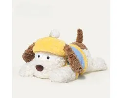 Fluffica Premium Series - Bobby Knuffel Hond - Met Muts - Zachte Pluche - Knuffeldier - Knuffel - Kinderspeelgoed - 44 cm