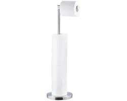 IBERGRIF M34054A Vrijstaande Toiletrolhouder – Toiletpapierhouder voor Badkamer & Toilet – RVS (Roestvrij Staal)
