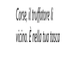 Corse, il truffatore lì vicino. È nella tua tasca