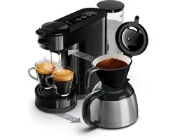 Philips Senseo Switch HD6592/60 - 2-in-1-koffiezetapparaat met filterkoffie en koffiepads - Zwart