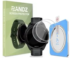 Protection d'écran en Verres Bandz avec outil de pose en un clic (lot de 2) – Transparente, résistante aux rayures, sans bulles – Compatible avec Garmin Forerunner 165