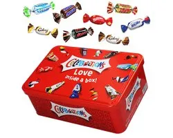Mars Celebrations Collection Box "Love inside a box!" - chocoladecadeau - exclusieve tin blikken geschenkdoos - 400g